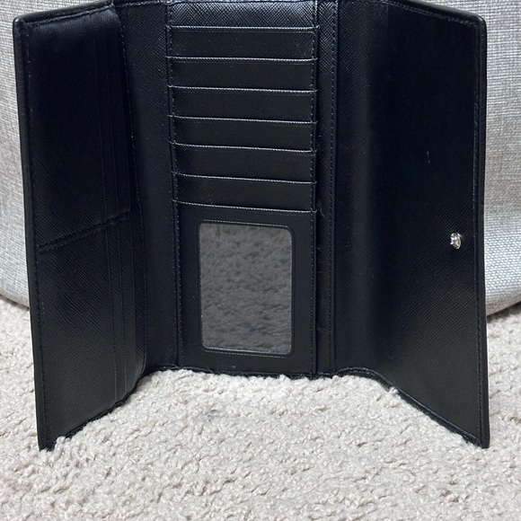 Coach Black and Cream Women's Wallet - Picture 3 of 4